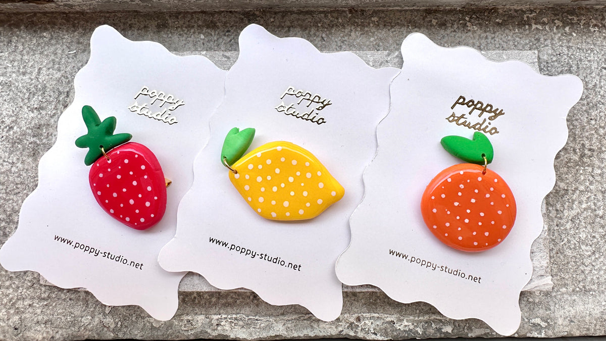 Strawberry Brooch