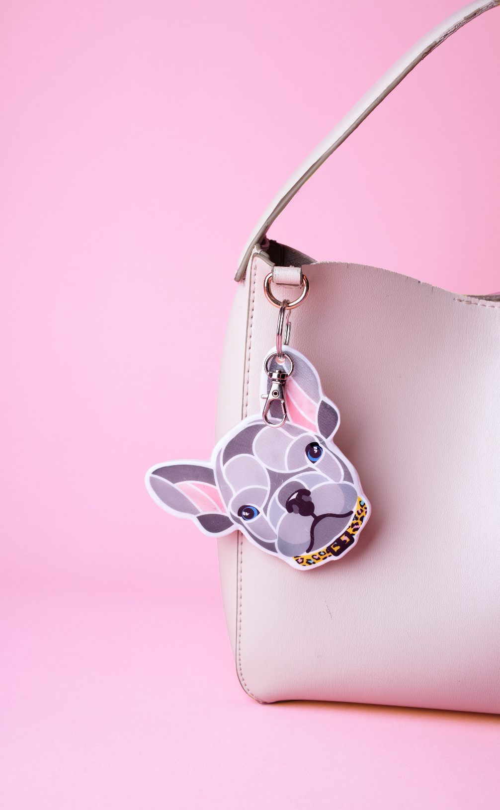 French Bulldog Keyring