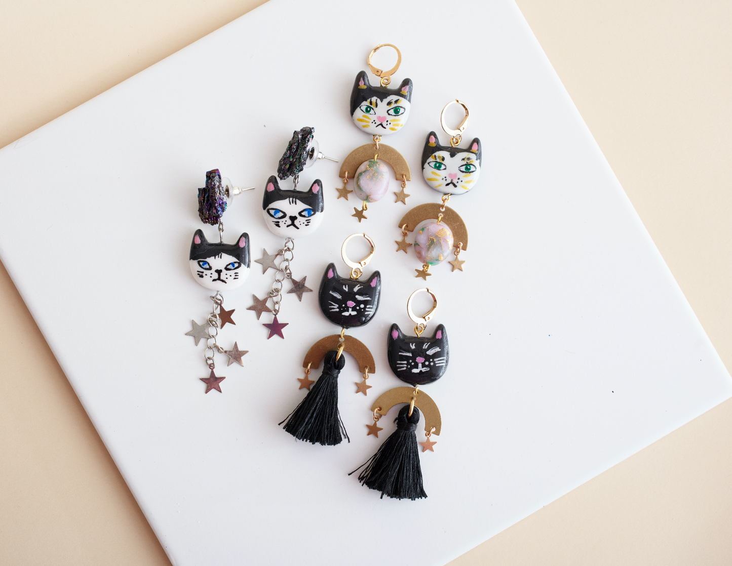 Black Cat earrings