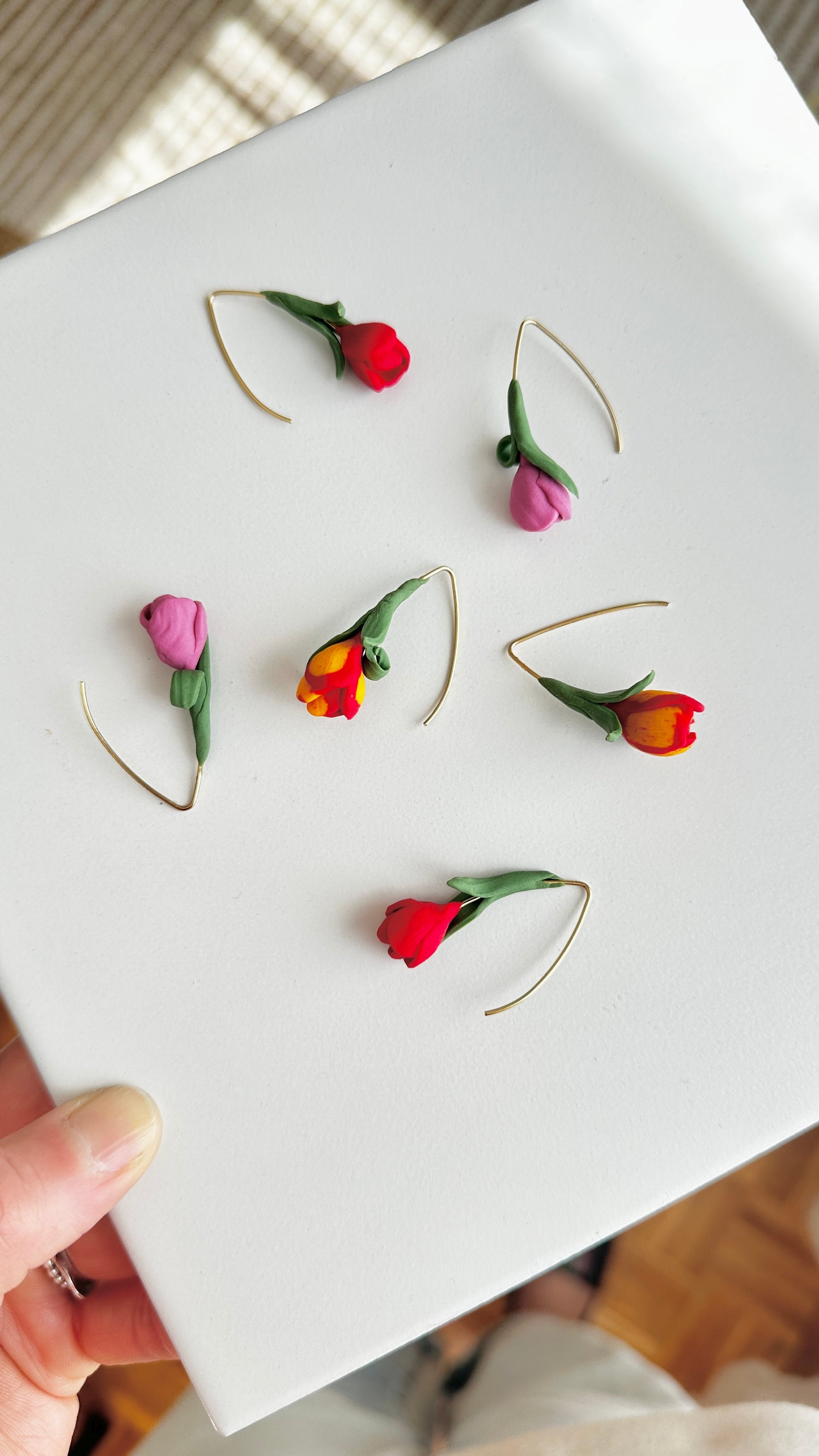 Tulip earrings