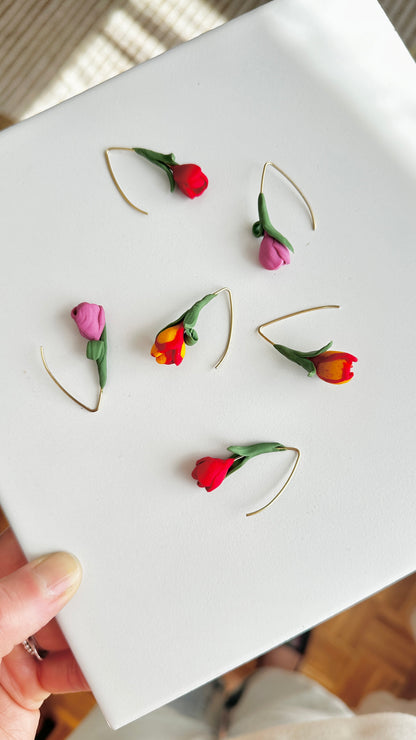 Tulip earrings