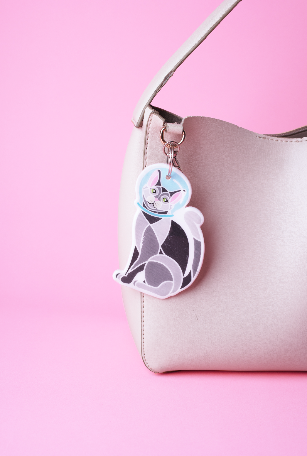 European Cat Keyring