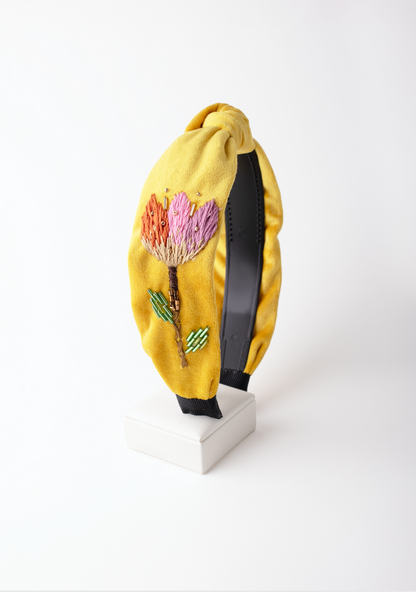 Yellow Flower Headband