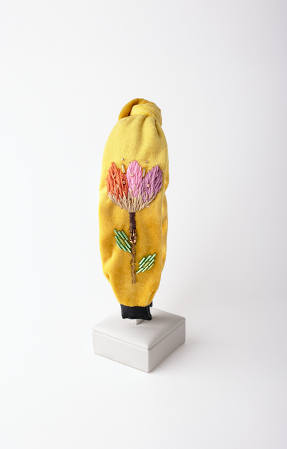 Yellow Flower Headband