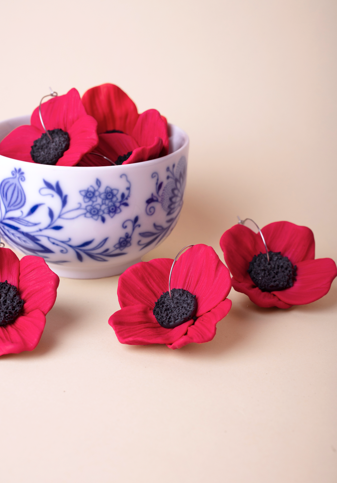 Poppy hoops