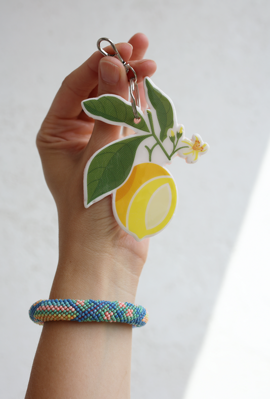Lemon Keyring