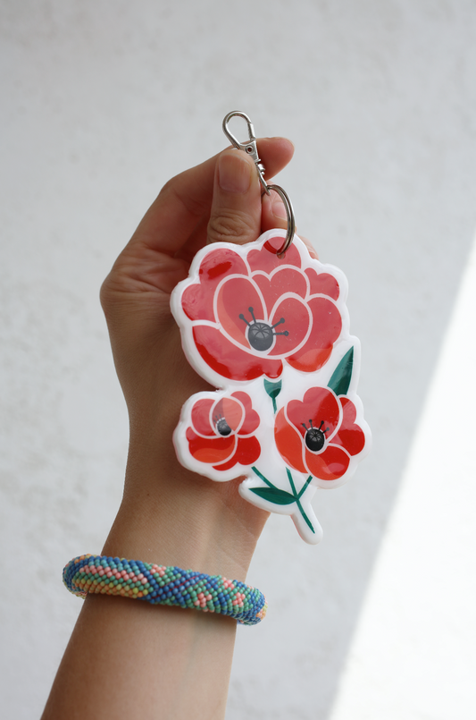 Poppy Keyring
