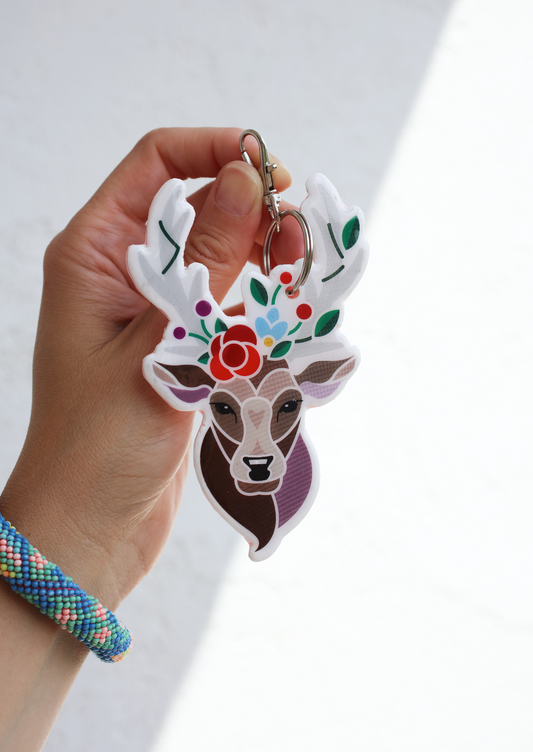 Deer Keyring