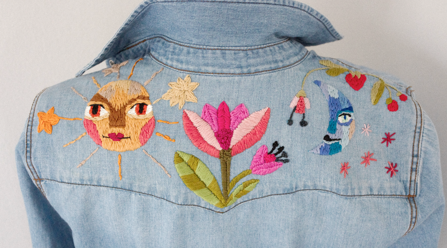 Sun and Moon jeans blouse