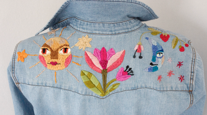 Sun and Moon jeans blouse
