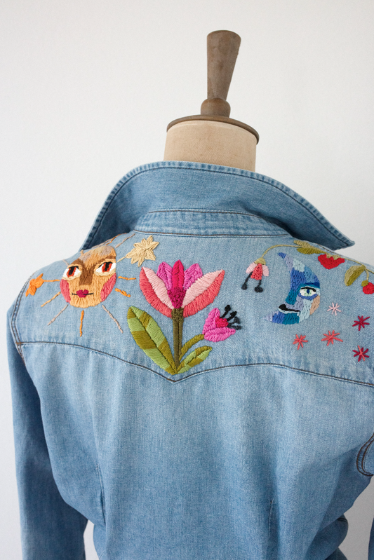 Sun and Moon jeans blouse