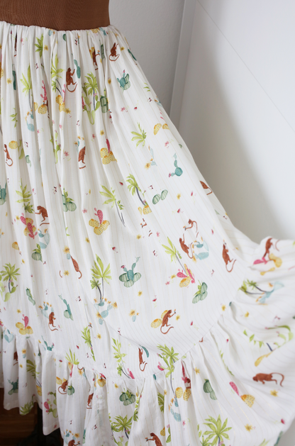 Monkey business skirt