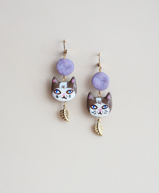 Cat earrings