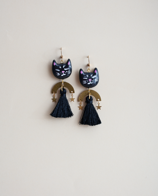 Black Cat earrings