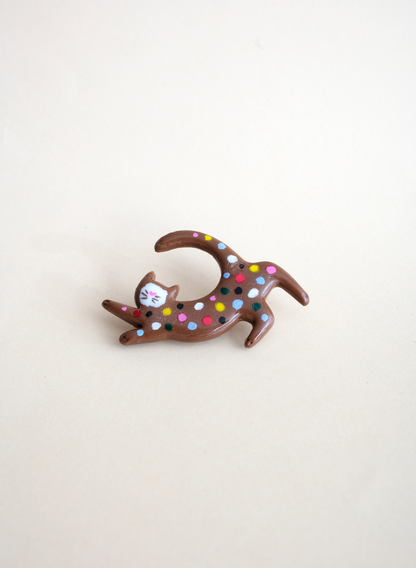 Circus Cat Brooch