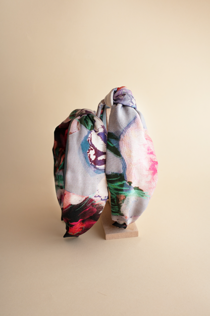 Flower printed Silkie Headband
