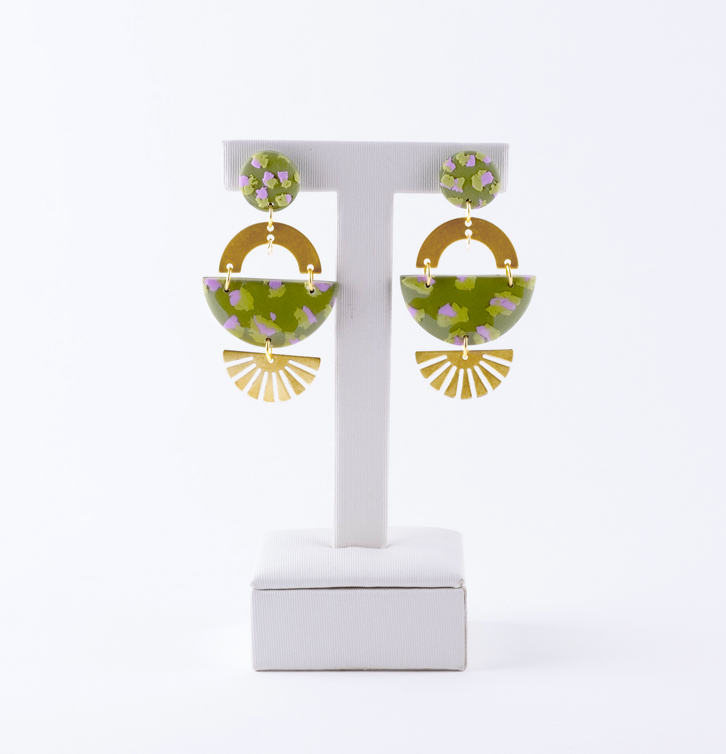 Green Animalier earrings