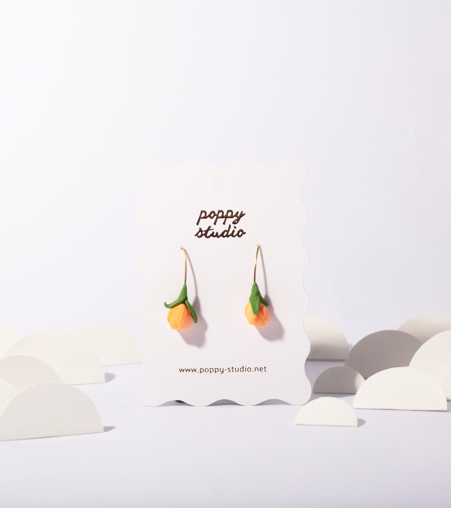 Tulips earrings