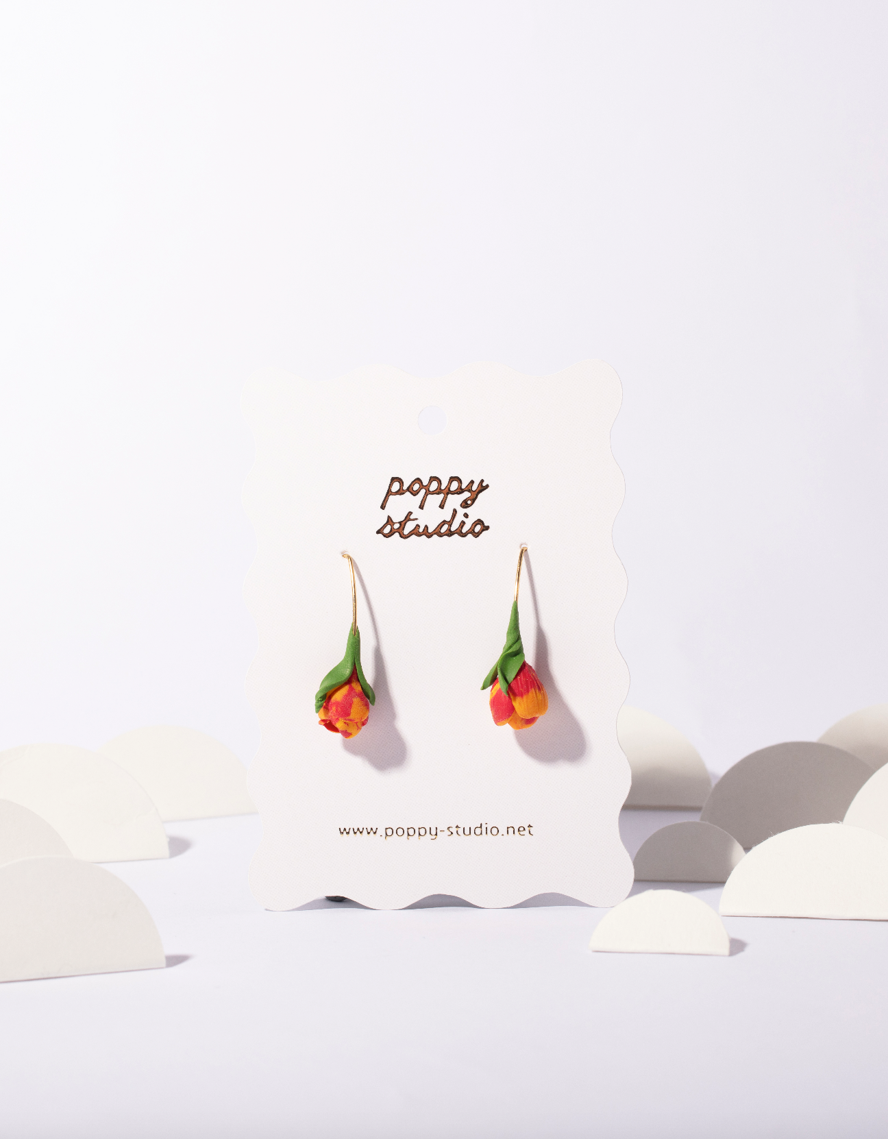 Tulips earrings