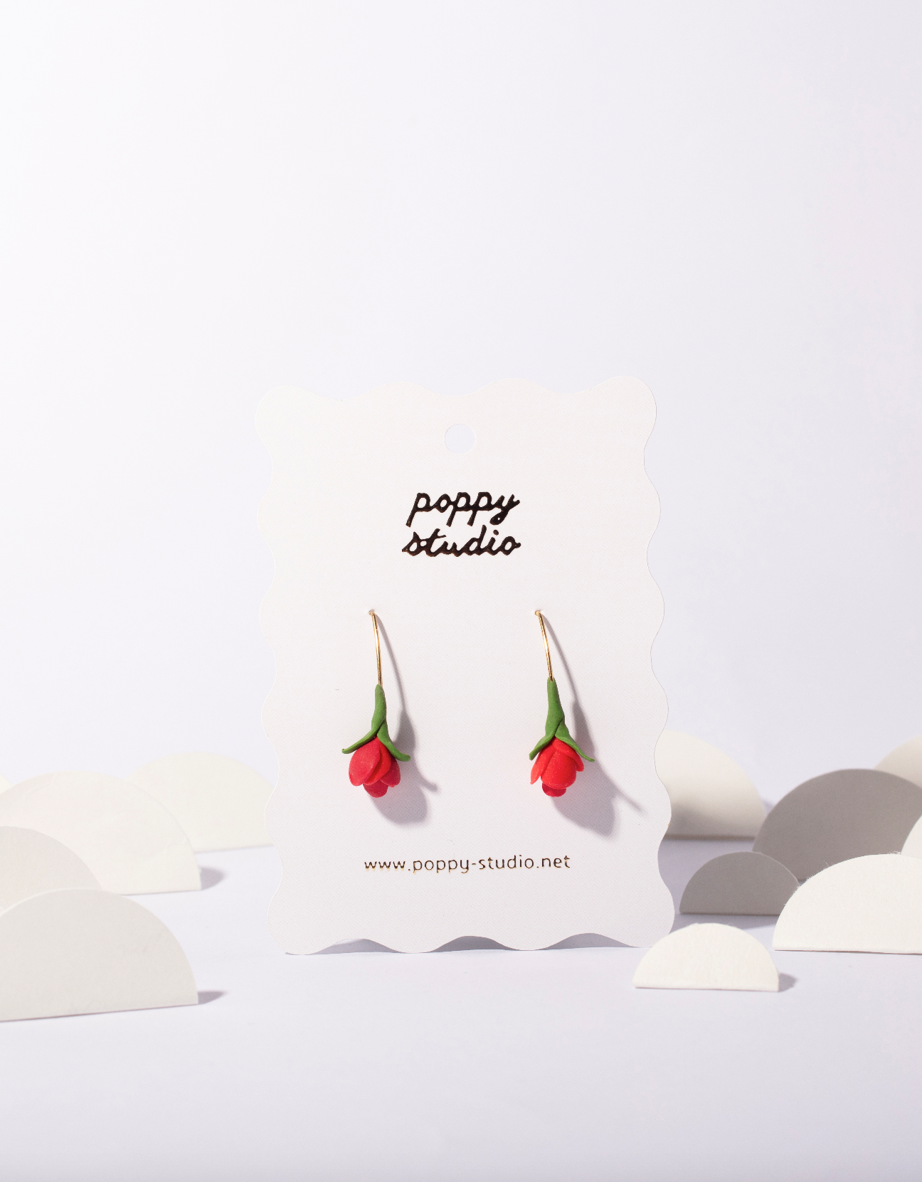 Tulips earrings