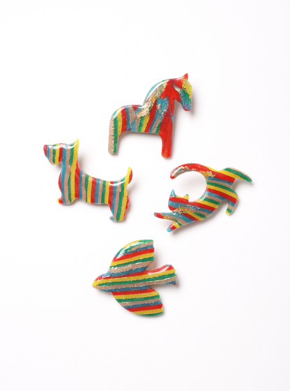 Rainbow brooch