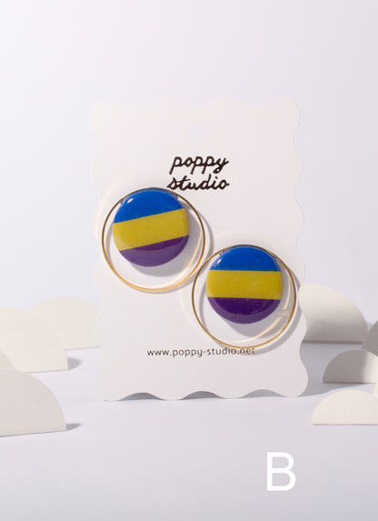Stripe studs