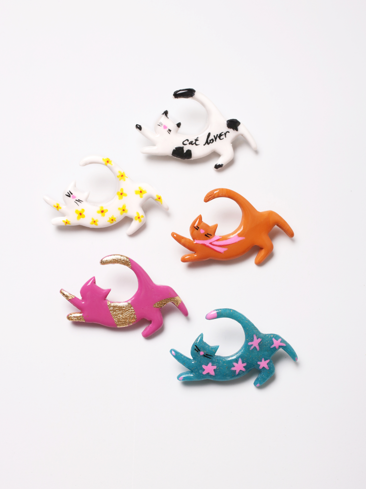 Cat Brooches