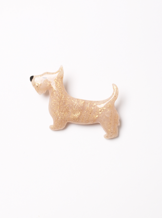 Scottish Terrier Gold Brooch