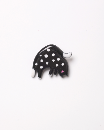 Lazy Cat Dots Brooch