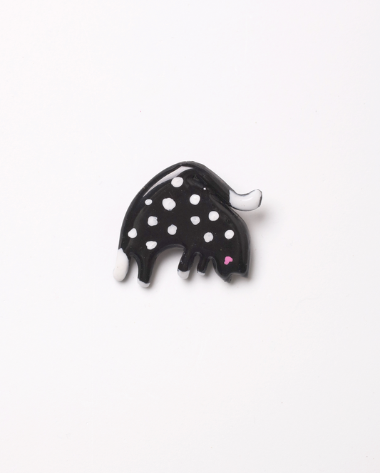 Lazy Cat Dots Brooch