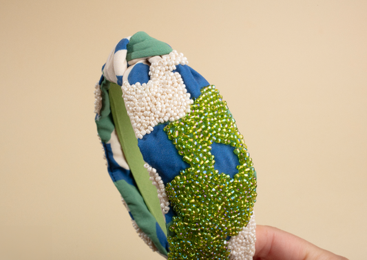 Flower beaded Headband