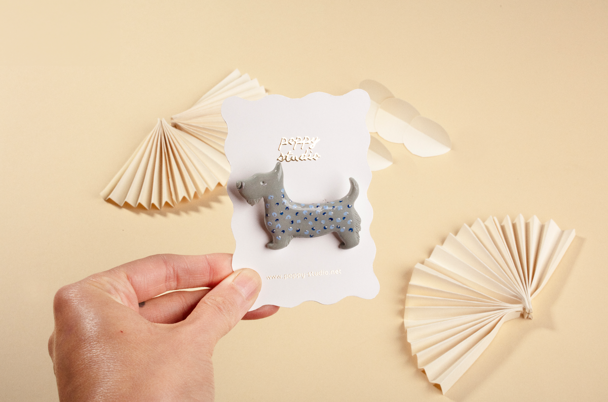 Scottish Terrier Brooch 2