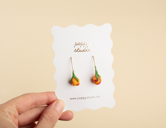 Tulips earrings